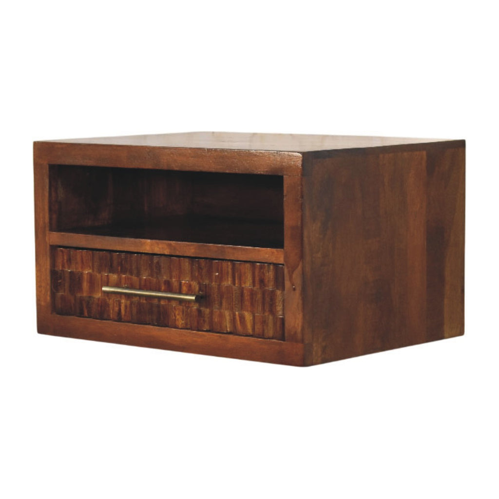 Cadiz Textured Bedside Table