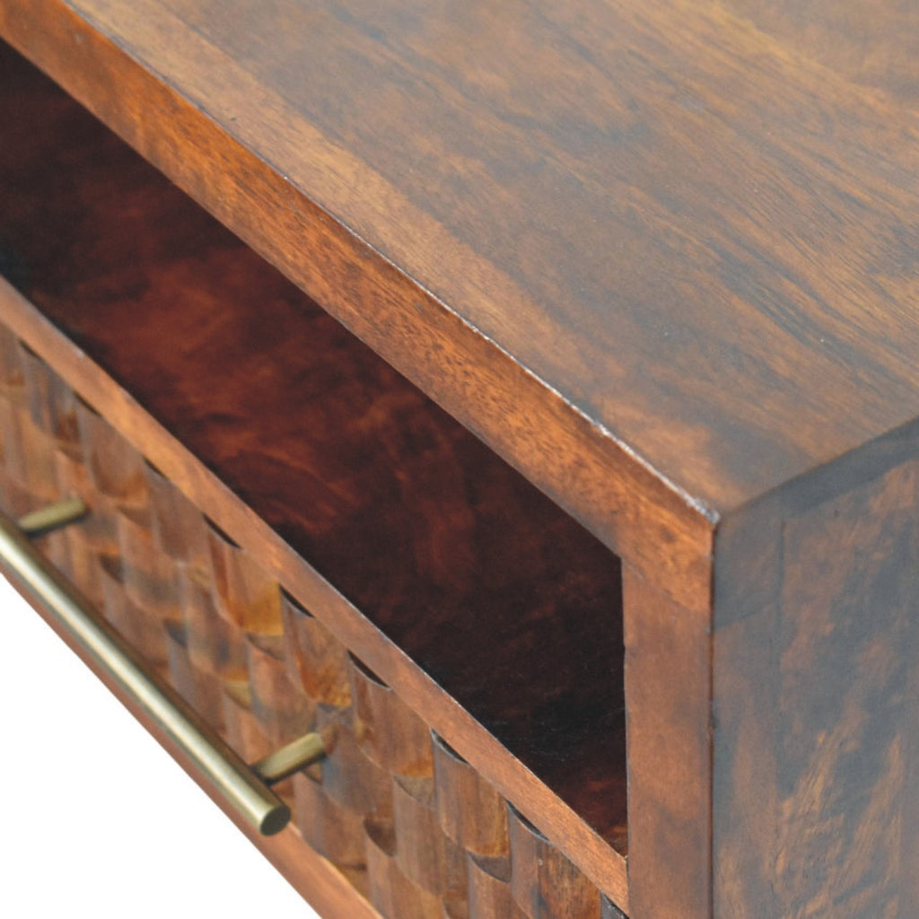 Cadiz Textured Bedside Table