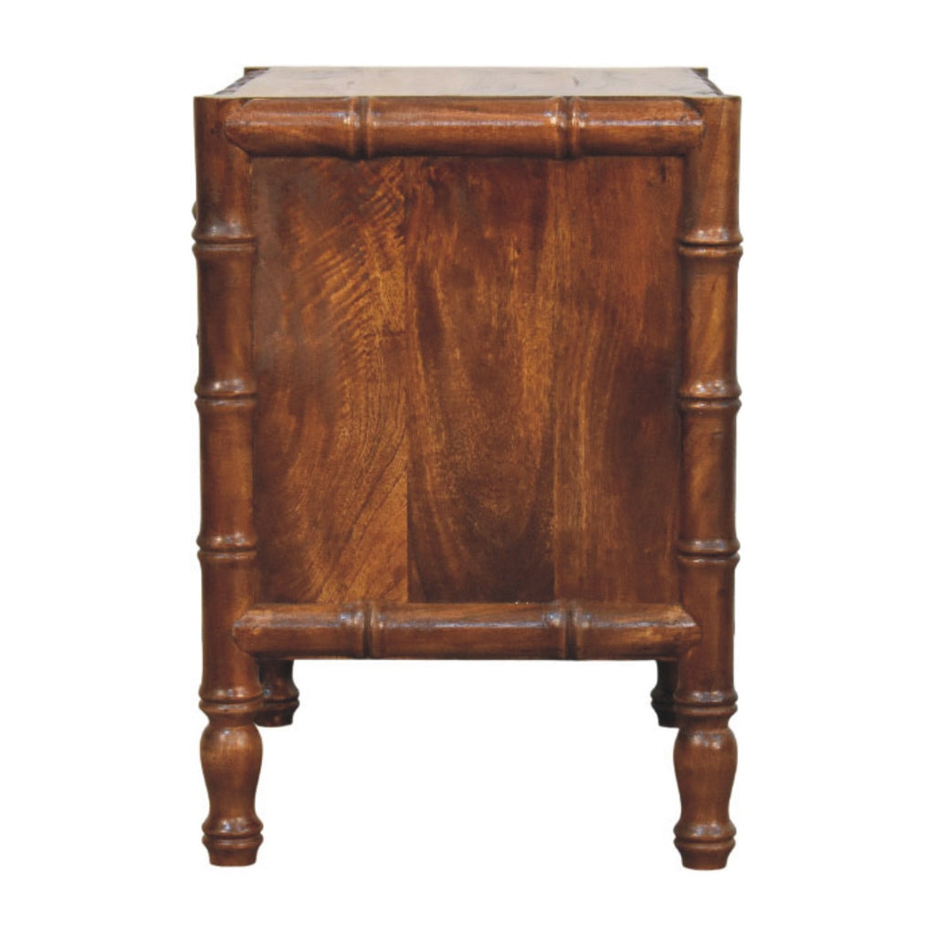 Bamboo Framed Bedside Table