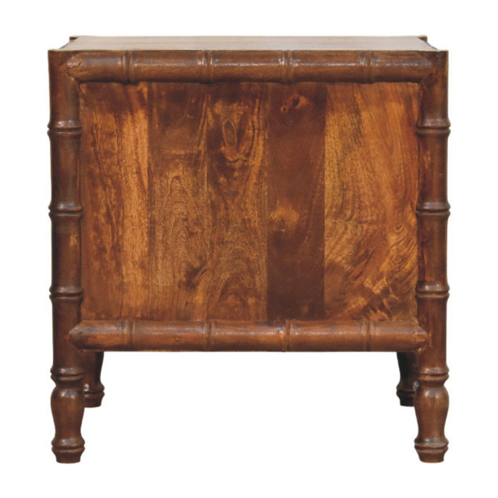 Bamboo Framed Bedside Table