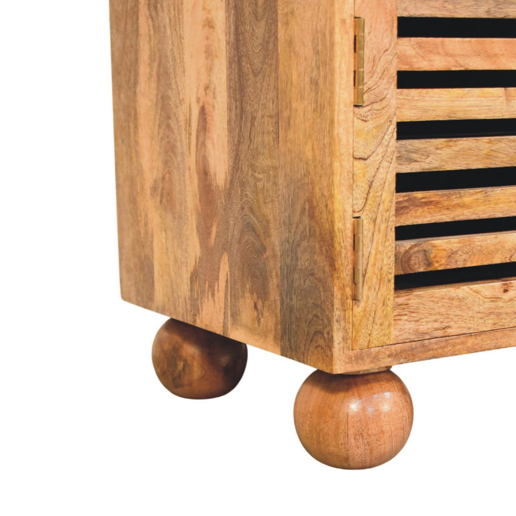 Oakridge Leather Shoe Cabinet