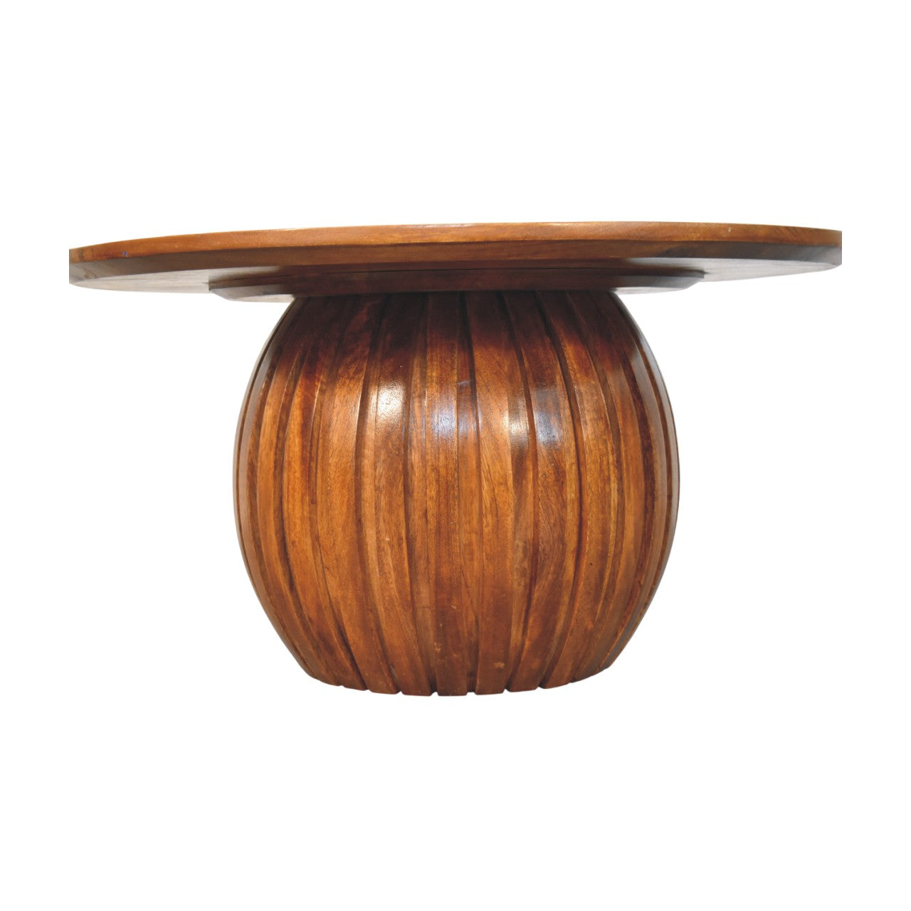 Round Fluted Coffee Table