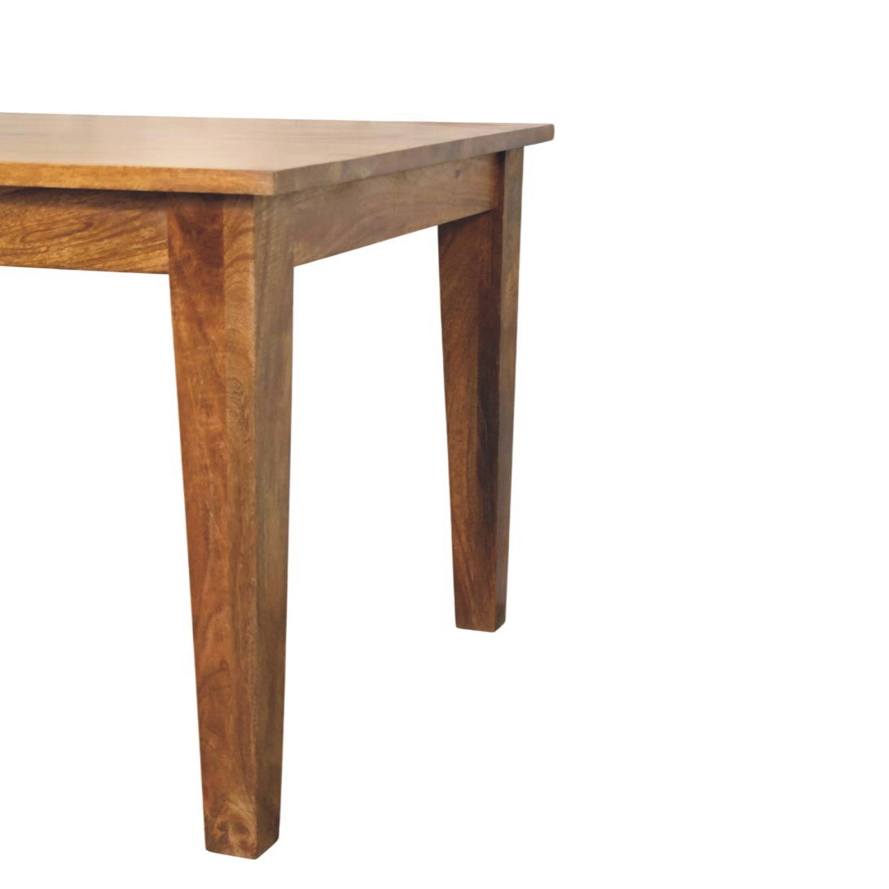 Golden Teak Solid Wood Dining Table