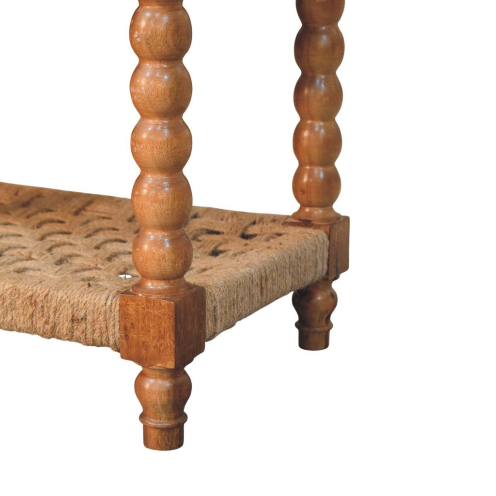 Spindle Woven Console