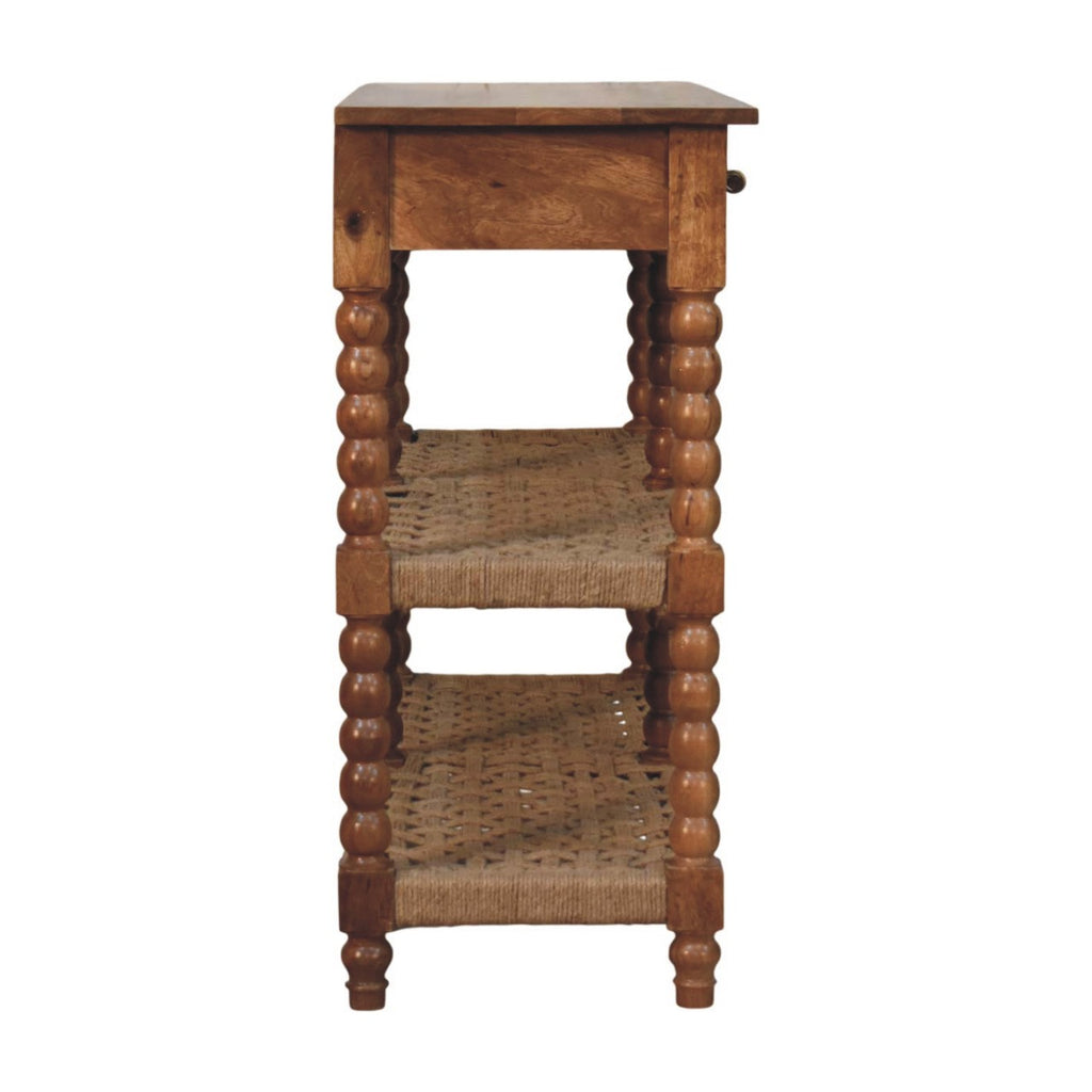 Spindle Woven Console
