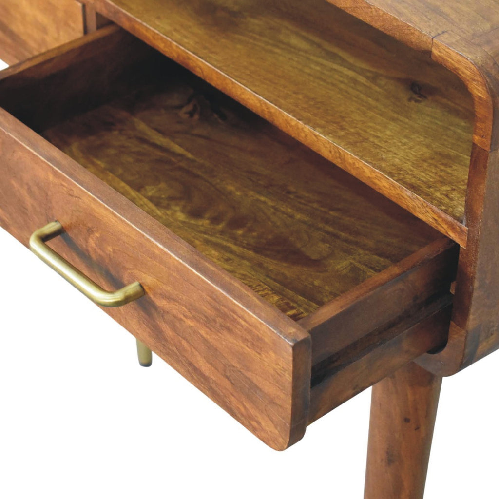 Valenza Curved Console Table