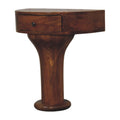 Pedestal Curved Bedside