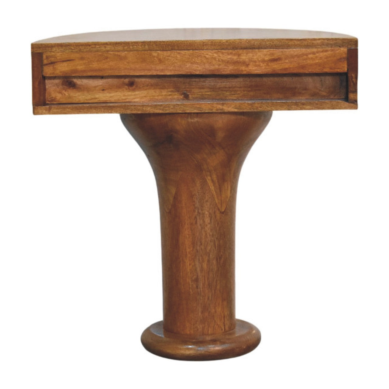 Pedestal Curved Bedside