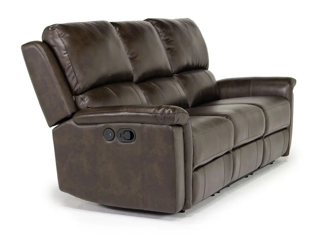 Martina Reclining Sofa & Loveseat In Dark Brown