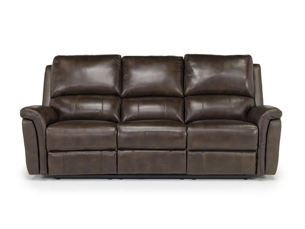 Martina Reclining Sofa & Loveseat In Dark Brown
