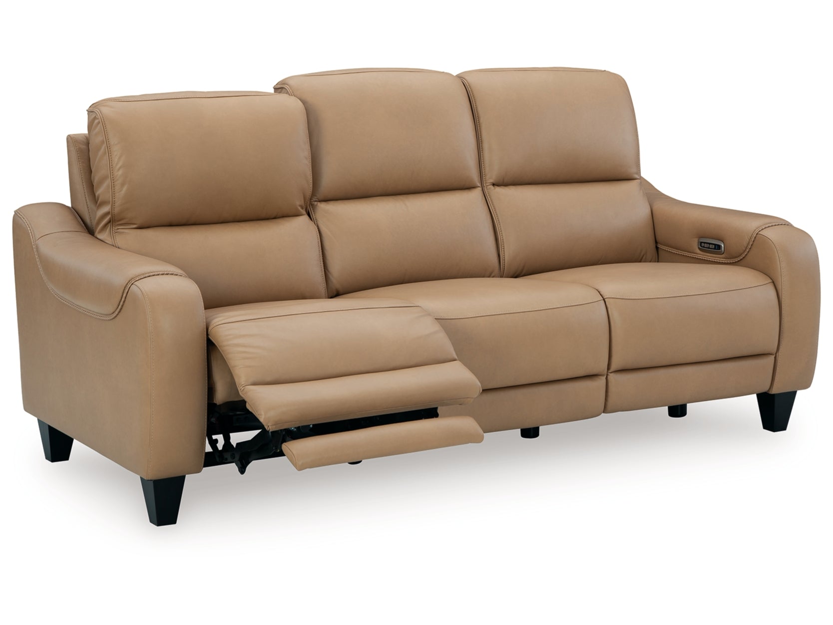Mosswell Dual Power Leather Reclining Sofa