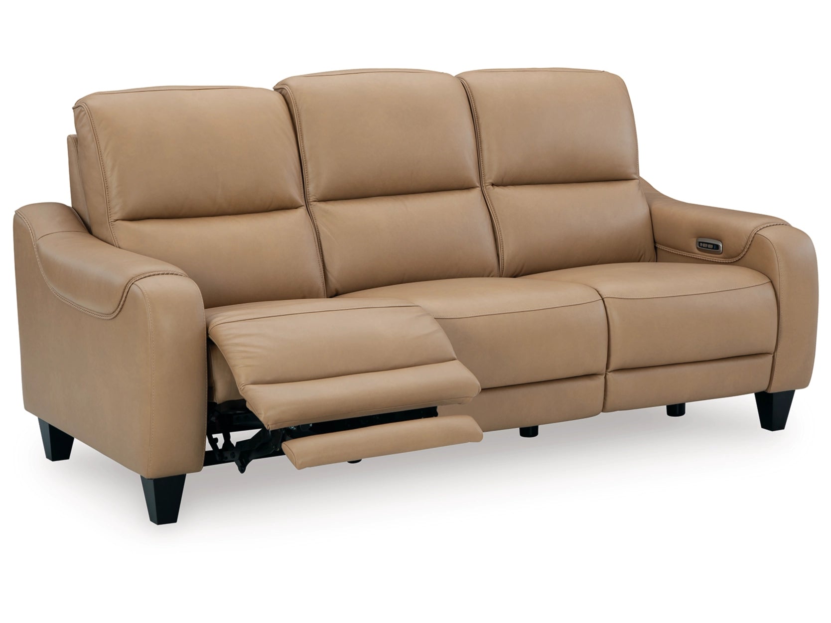 Mosswell Dual Power Leather Reclining Sofa