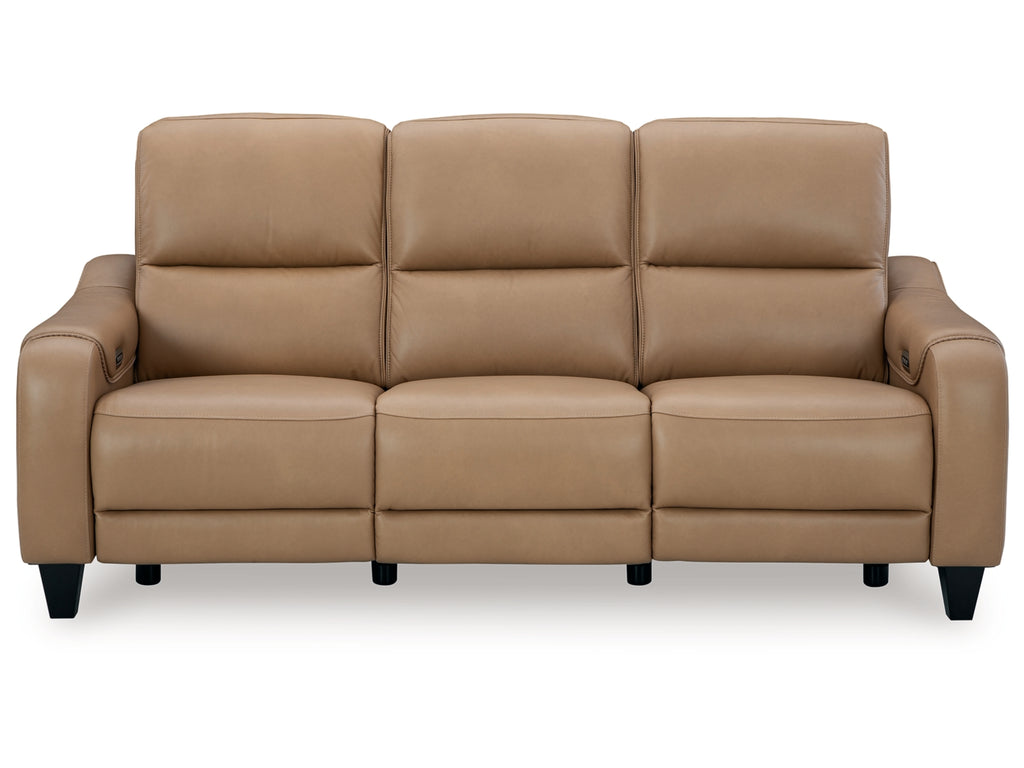 Mosswell Dual Power Leather Reclining Sofa