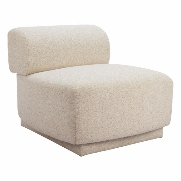 Anese Accent Chair in Multigrain Beige