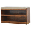Mud Linen Shoe Bench