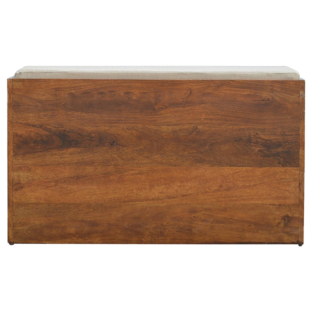 Mud Linen Shoe Bench