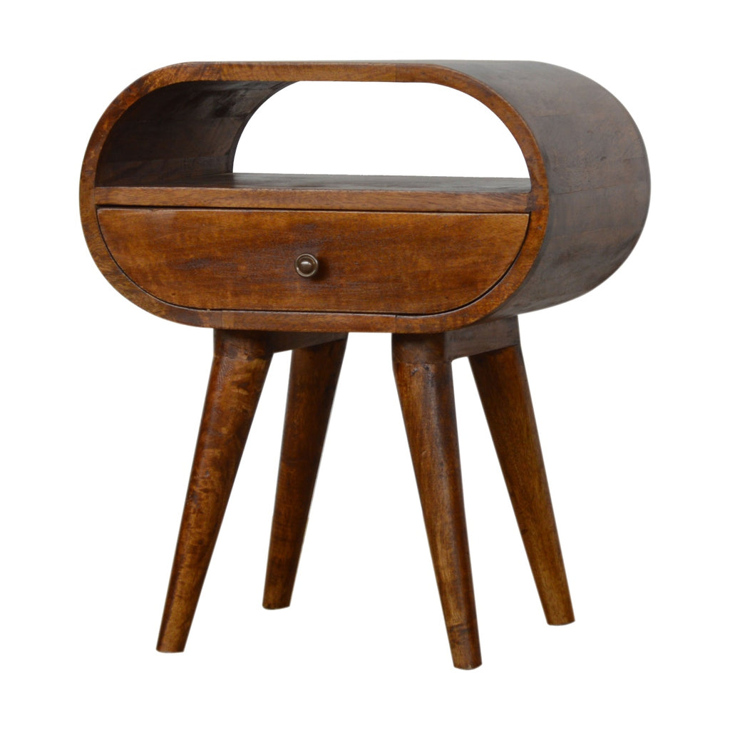 Chestnut 1 Drawer Nightstand